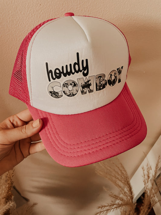 Howdy Cowboy Trucker Hat